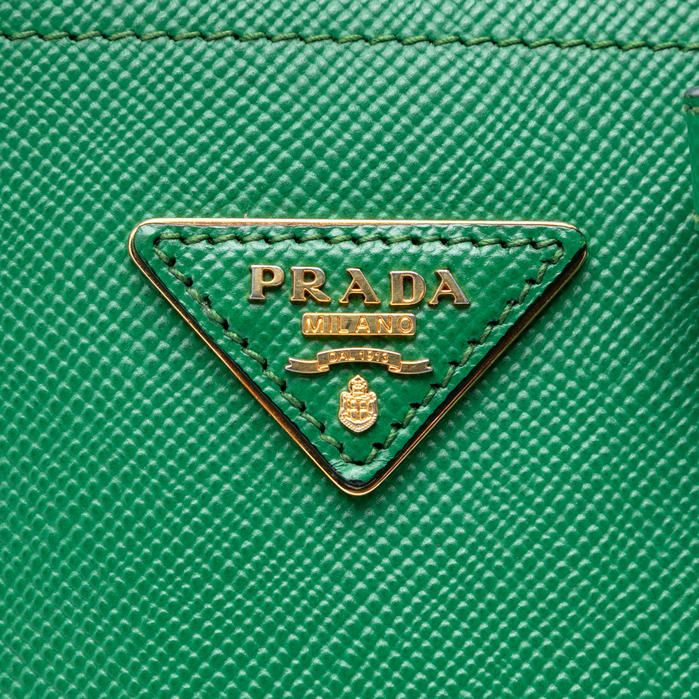 Pre-Loved Prada Medium Saffiano Cuir Double Satchel - Picture 5 of 6